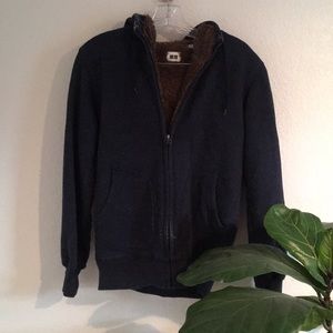 Uniqlo pile-lined hoodie